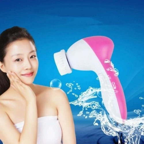 5-in-1 Facial Cleansing & Massage Brush Set